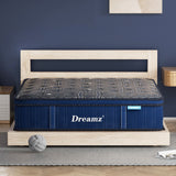 DreamZ Spring Mattress Euro Top All Sizes 30CM - Rear View