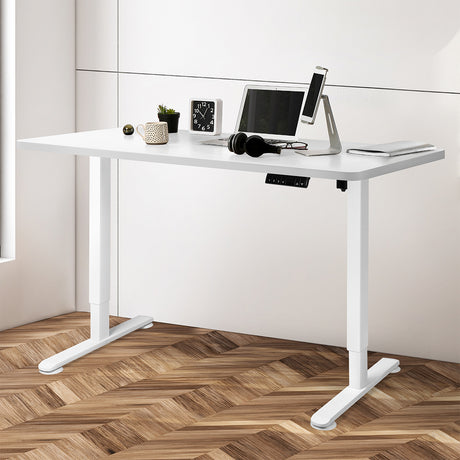 Levede Motorised Standing Desk Height 120cm White 800x 1.5MM-2018816927849385990