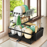 Toque Dish Drying Rack Plate Drainer Cup Holder-2006732713196916742