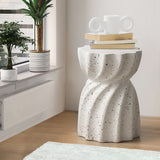 Levede Side Table End Terrazzo Hourglass-2018816894940876806