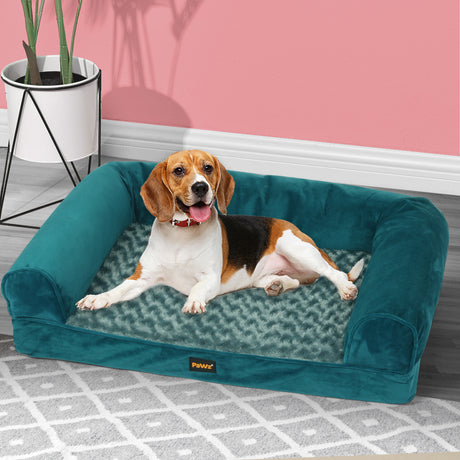 PaWz Pet Bed Sofa Dog Beds Bedding Soft M Blue Medium-2006733134422478854