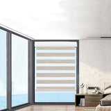 Marlow Blackout Zebra Roller Blind Curtains 90x210 Beige-2018816733699248134