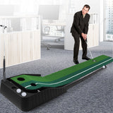 Centra Golf Putting Mat 250cmx40cm Portable - Rear View