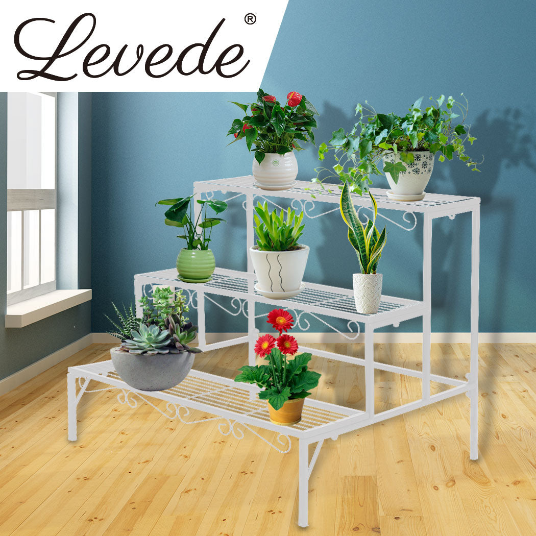Levede Plant Stands Outdoor Indoor Metal-2018816844957356038