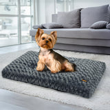 Pawz Dog Bed Pet Calming Washable Soft Warm Plush - Rear View