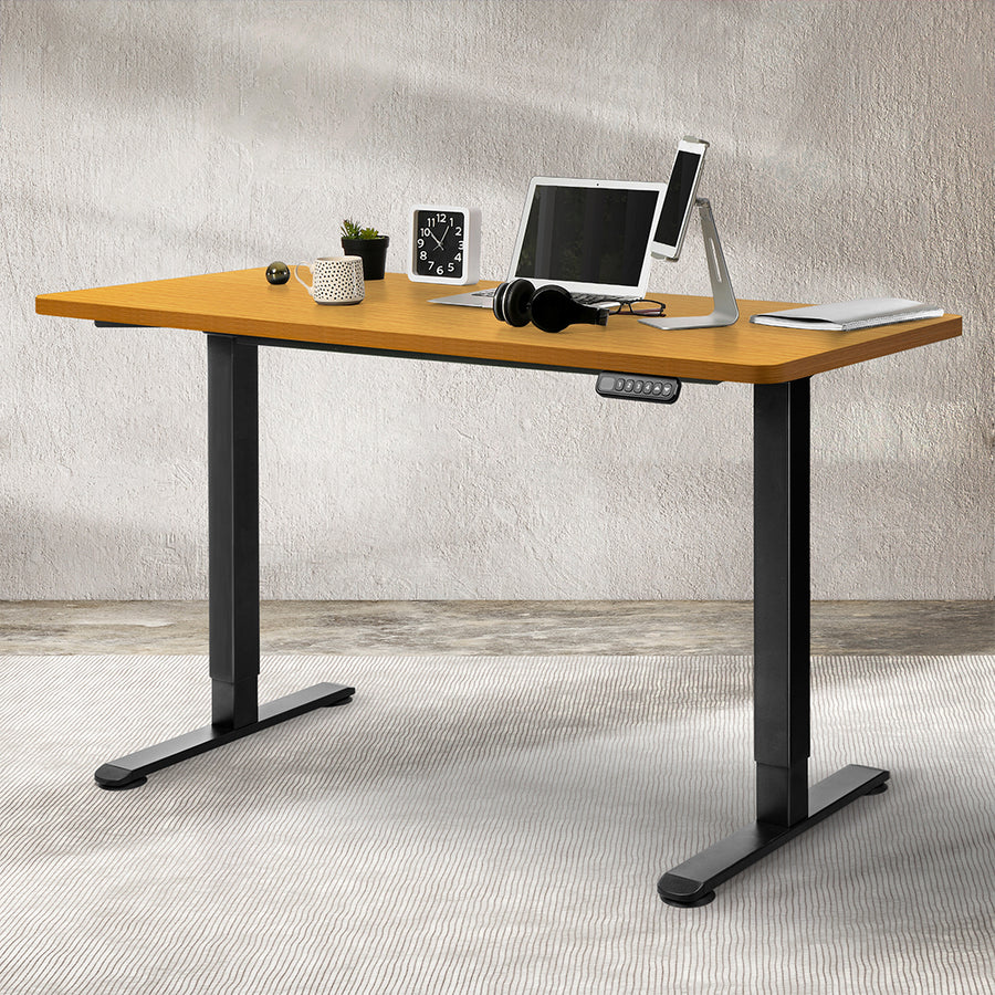 Levede Desktop For Motorised Adjustable Nature 120X60CM Natural-2018816858295242758