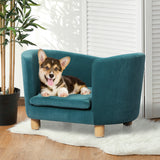 PaWz Pet Sofa Bed Dog Warm Soft Lounge Blue - Rear View