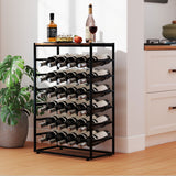 Levede 30 Bottles Wine Rack 6 Tiers Wine Shelves Holder - Rear View