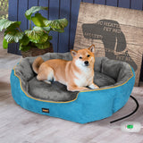 PaWz Electric Pet Heater Bed Heated M Blue Medium-2018816748840685574