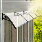 Mountview Window Door Awning Outdoor 1M X 4M Transparent 1x4M-2006733104710029318