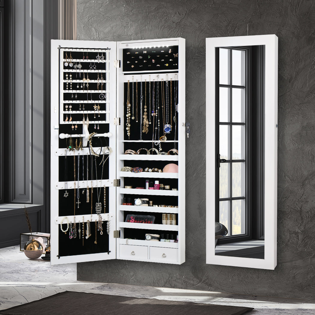 Levede Mirror Jewellery Cabinet Makeup-2006733194640101382