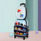 BoPeep 16''13'' 2PCS Kids Luggage Set Travel - Rear View