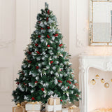 SANTACO Christmas Tree Snow Flocked 2.1M-2006732856046522374