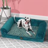 PaWz Pet Bed Sofa Dog Bedding Soft Warm XL Blue X-Large - Rear View