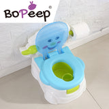 BoPeep Kids Potty Trainer Seat Safety Blue - Rear View