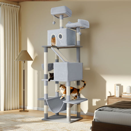 Pawz Cat Tree Scratching Post Scratcher 206cm Climbing-2006733423435190278
