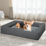 PaWz Memory Foam Pet Bed Calming Dog M Medium - Rear View