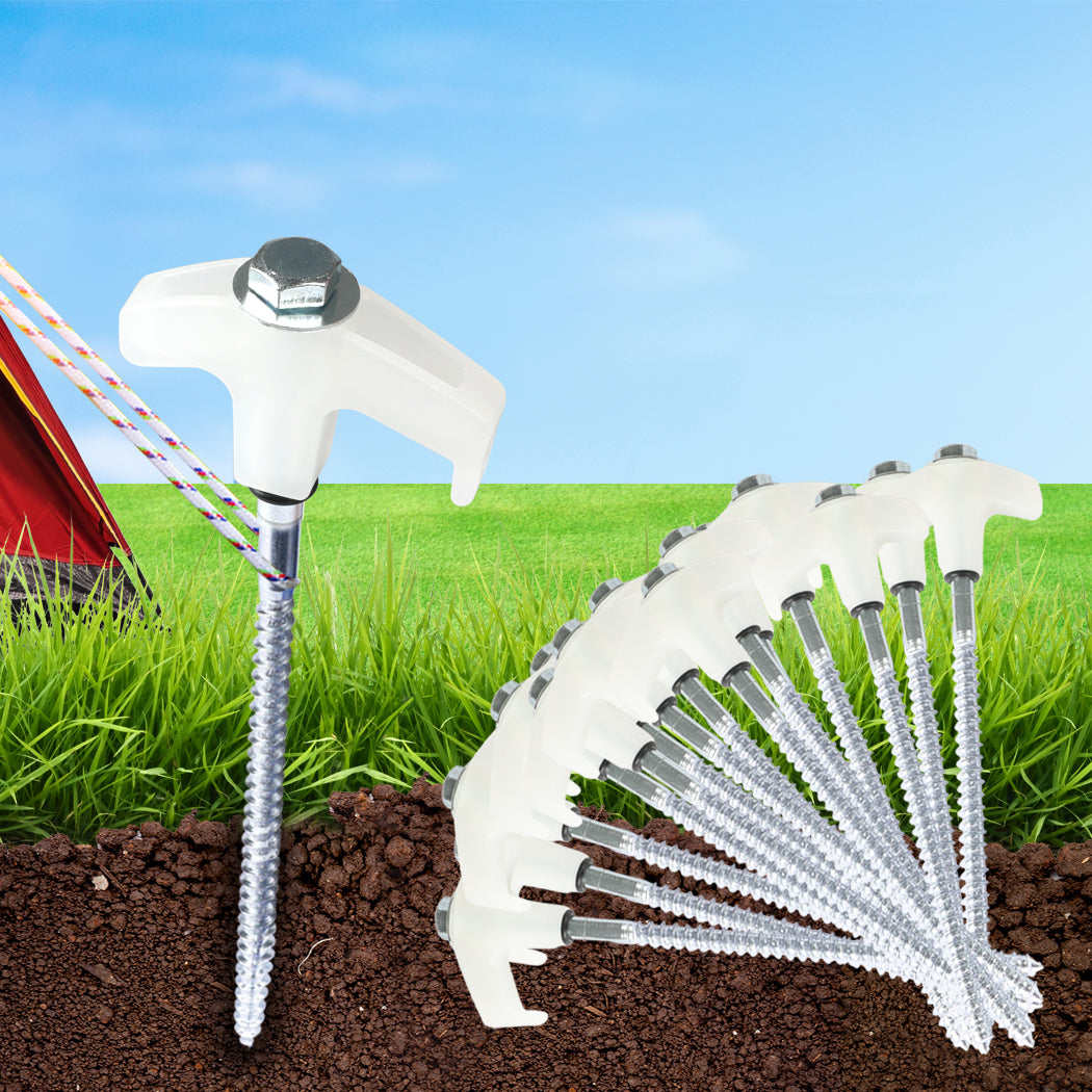 Mountview 15x Tent Pegs Heavy Duty Steel-2006732923394461702