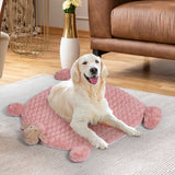 PaWz Pet Bed Cat Calming Bed Dog Squeaky M Pink Medium - Rear View