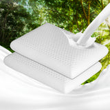 Dreamz 2x Natural Latex Pillow Removable - Rear View