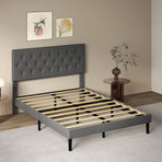 Levede Bed Frame Upholstered Platform Mattress Base Double-2011971106507984902