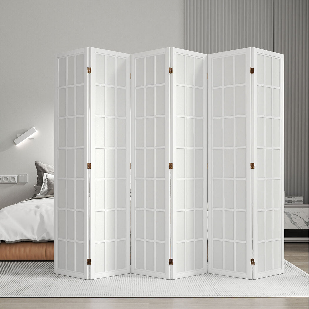 Levede 6 Panel Room Divider 170cm Freestanding Screen-2006732767970332678
