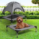PaWz Pet Trampoline Bed Dog Cat Elevated Small - Rear View