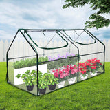 Levede Greenhouse Flower Garden Shed - Rear View