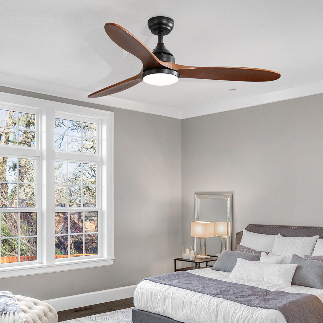 Spector 52'' Ceiling Fan DC Motor LED Walnut-2018816906596847622