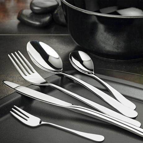 Cutlery Set Stainless Steel Knife Fork Silver-2018816918097629190