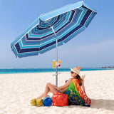 Mountview 2M Outdoor Beach Umbrellas Sand Blue-2006732891584860166