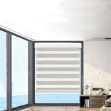 Marlow Blackout Zebra Roller Blind Curtains 120x210 Beige - Rear View