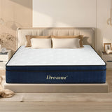 Dreamz 7 Zone Pocket Spring Mattress Medium Firm Double - Rear View