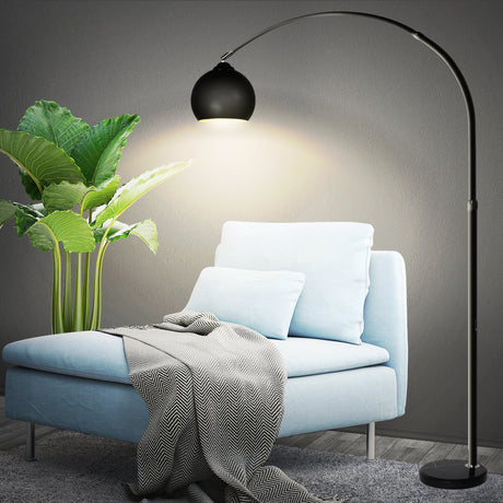 EMITTO Modern LED Floor Lamp Stand Reading Black-2006733071570833414