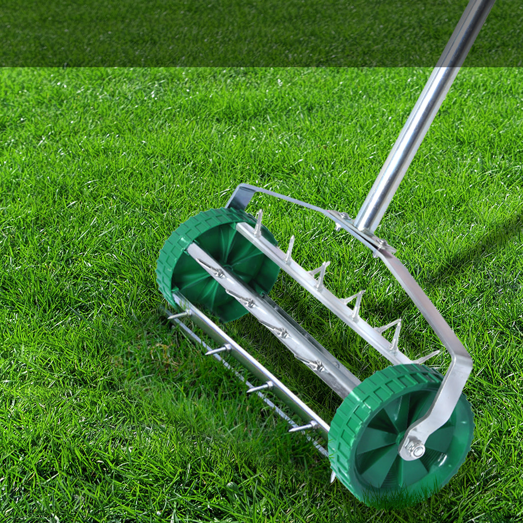 Lawn Aerator Roller Scarifier Rolling-2006733178244567046