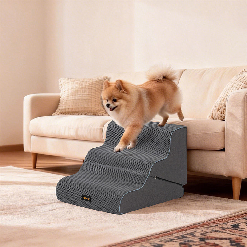 Pawz Dog Steps Adjustable Dog Ramp Portable Pet Stairs-2018816724396281862