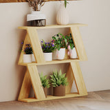 Levede Slim Side Table Storage Compact Coffee Table - Rear View