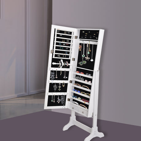 Levede Mirror Jewellery Cabinet Makeup-2006733194120007688