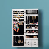Levede Jewellery Cabinet Full Length - Low Angle