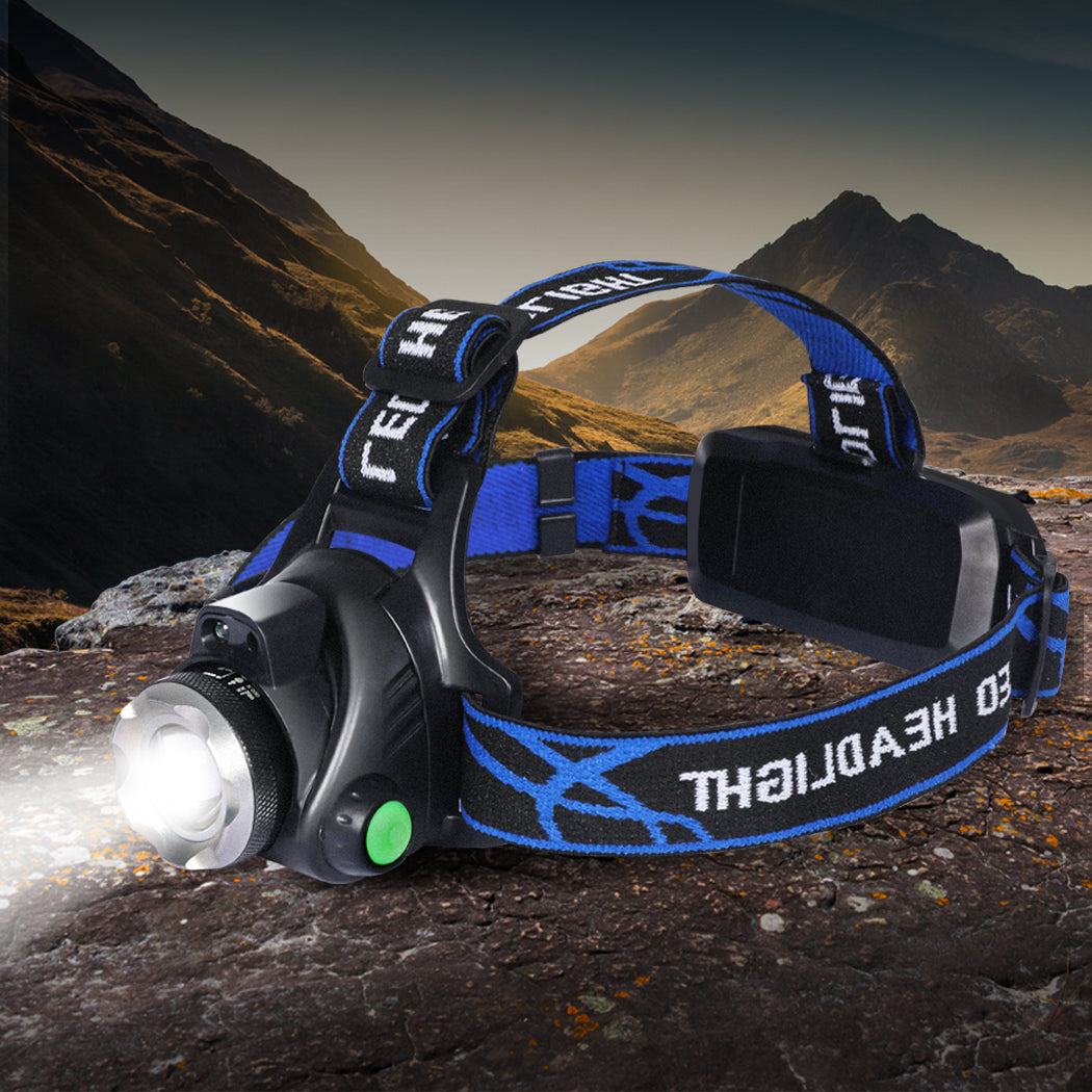 2x 500LM LED Headlamp Headlight Flashlight-2018816698240602118