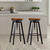 Levede 2x Bar Stools Industrial Kitchen-2018816897436487687