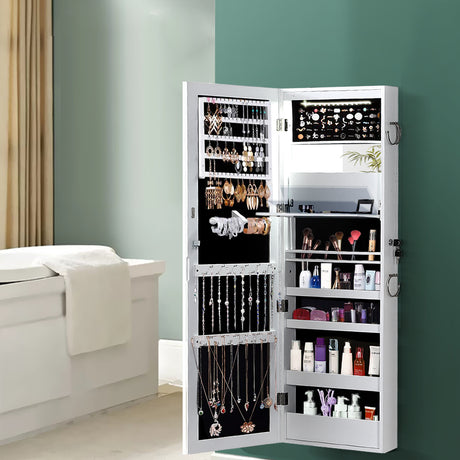 Levede Mirror Jewellery Cabinet Jewelry-2006733194304557064