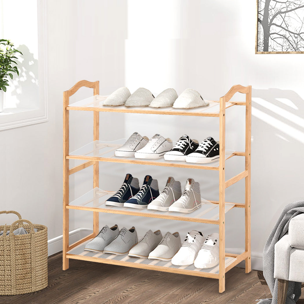 Levede Bamboo Shoe Rack Storage Wooden-2018816673238355974