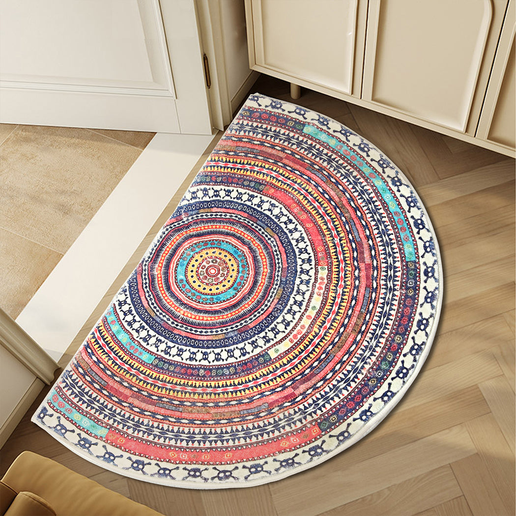 Marlow Door Mat Half Moon Semi-Circle Rug 60x90-2018816657845260295