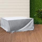 Marlow Outdoor Furniture Cover Waterproof Silver 20cm Extension - Low Angle