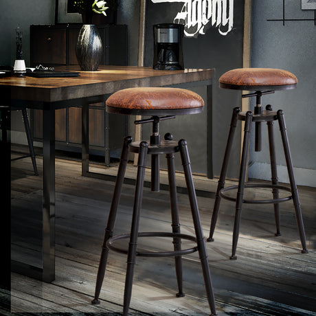 Levede 4x Bar Stools Industrial Kitchen-2018816924095483910