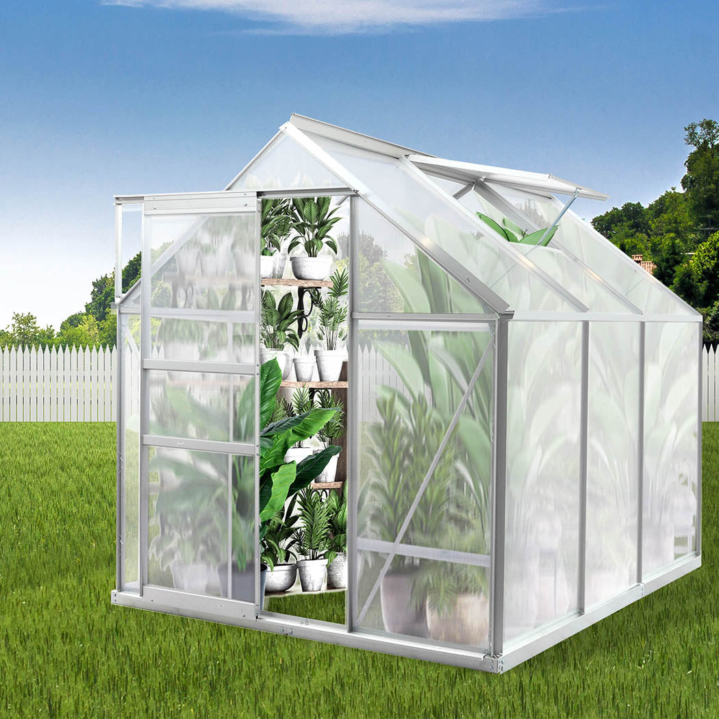 Lambu Greenhouse Aluminium Walk In Green-2006732935692161032