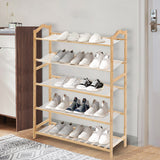 Levede Bamboo Shoe Rack Storage Wooden-2018816704905351174