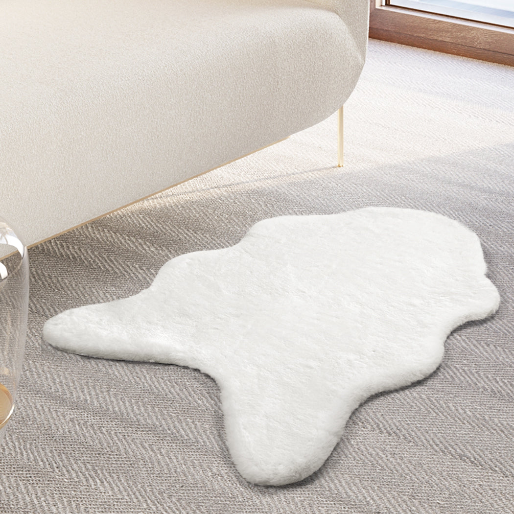 Marlow Floor Shaggy Rugs Area Rug Faux 60X90CM-2006733163056992263