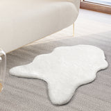 Marlow Floor Shaggy Rugs Area Rug Faux 60X90CM - Close-Up Angle